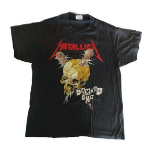 Metallica Tshirt Vintage 80s XL METAL BAND RARE